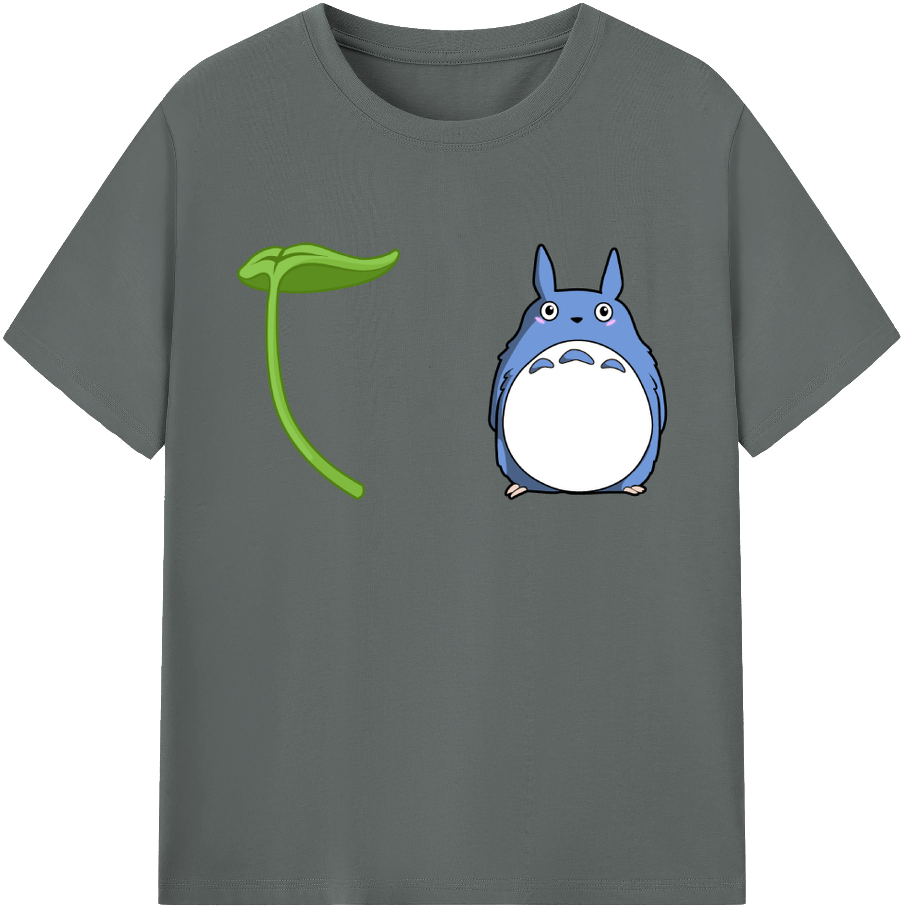 （画像用） となりのトトロ 草壁メイ 草壁サツキ My Neighbor Totoro Satsuki Kusakabe Mei Kusakabe 綿100％ メンズ半袖Tシャツ｜肌触りやわらか＆通気性
